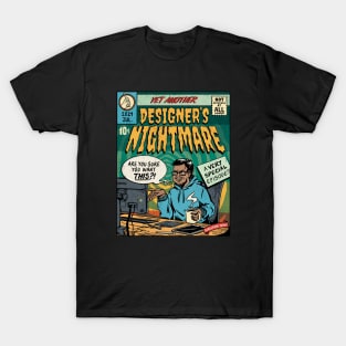 Designers Nightmare Comic Front Page T-Shirt